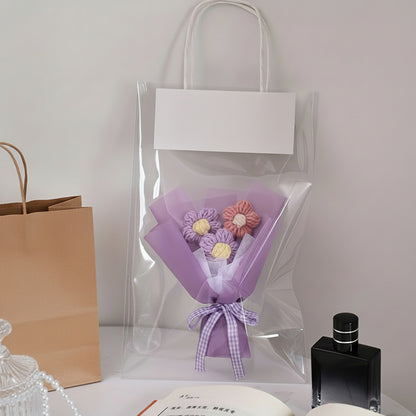 Blomsterbuket Mors Dag Gave Håndlavet Stil Mini Indpakket Dekoration