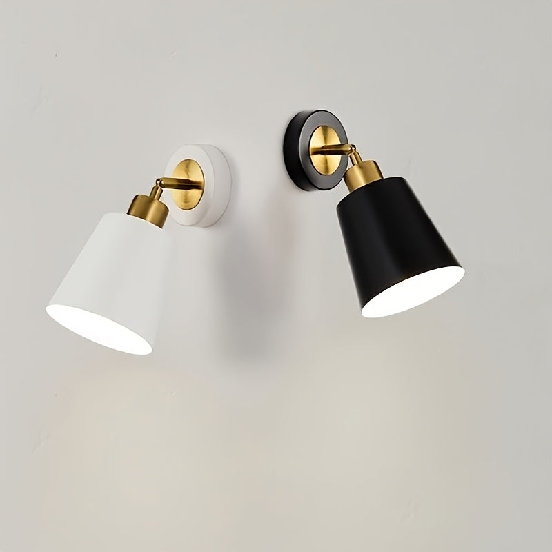 Modern Metal Wall Sconce Light | Adjustable Bedroom & Living Room Lamp