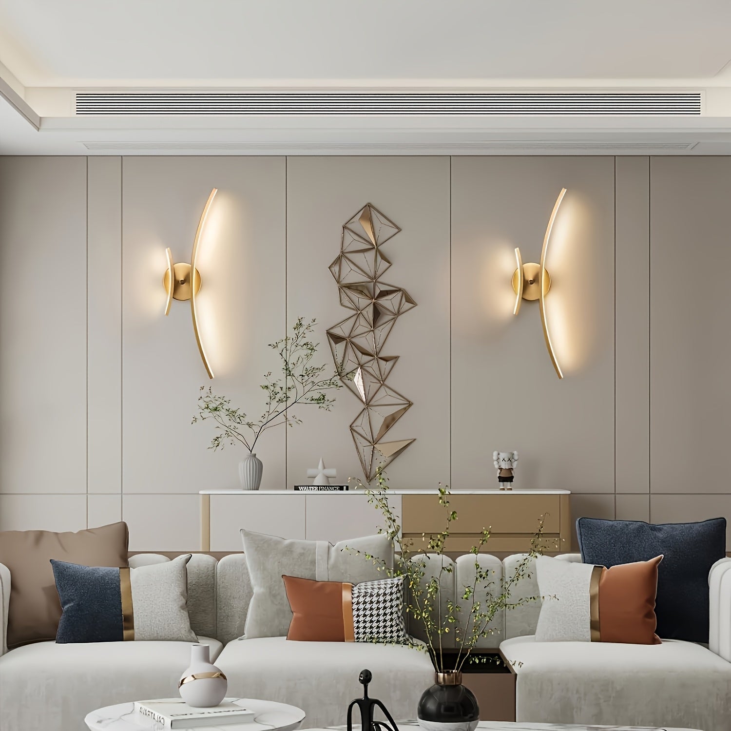 Modern LED Wall Light | Linear Wall Sconce for Bathroom, Living Room & Dining Spaces