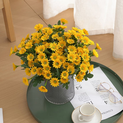 Ramo de margaritas artificiales para el Día de la Madre, centro de mesa decorativo