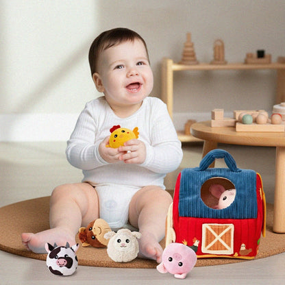 Farm Animal Toys Playset Soft Plush Fun Role Play Toys - Image 3