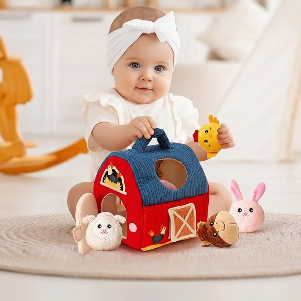 Farm Animal Toys Playset Soft Plush Fun Role Play Toys - Image 5