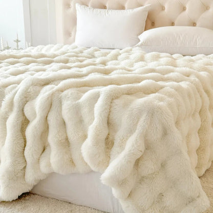 Faux Fur Blanket Cozy Soft Plush Throw - Image 4