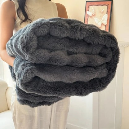 Faux Fur Blanket Cozy Soft Plush Throw - Image 6