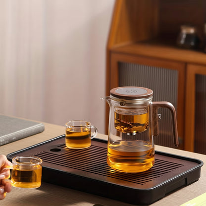 Tetera Vidrio Infusor Acero Inoxidable Té Hojas Sueltas
