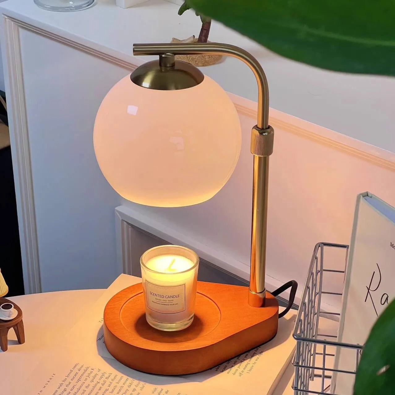 Candle Warm Lamp | Adjustable Aromatherapy Wax Melting Desk Lamp
