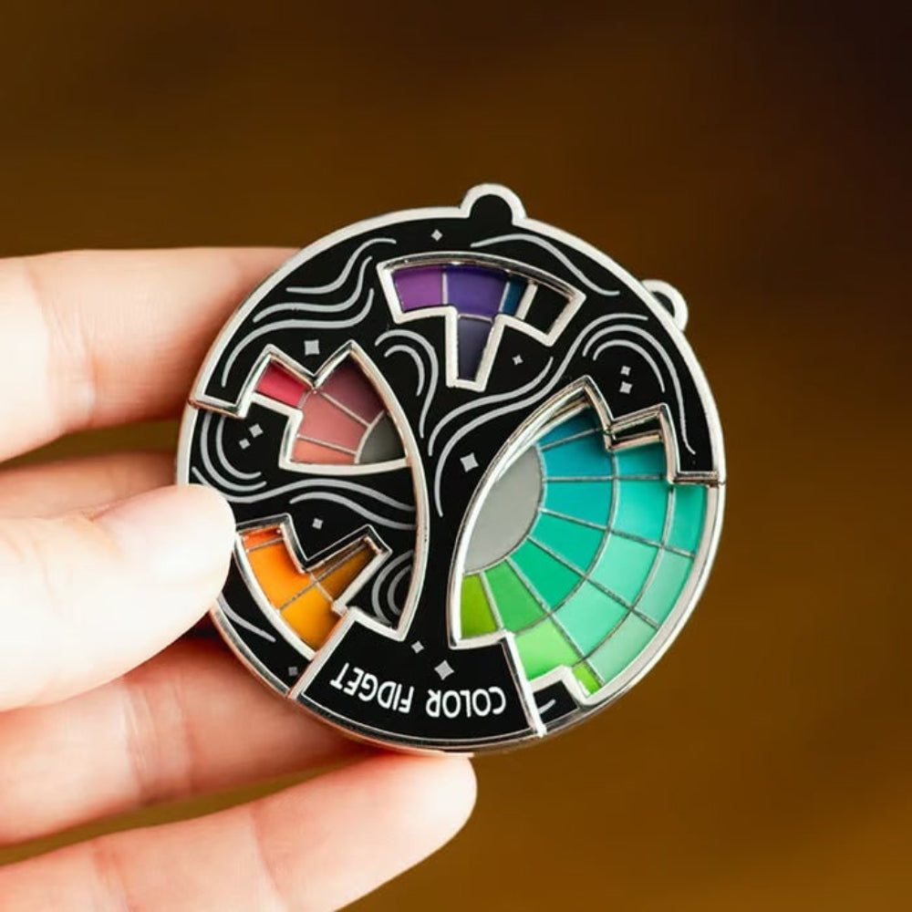 Fidget Pin Creativity Color Theory Interactive Toy - Image 1