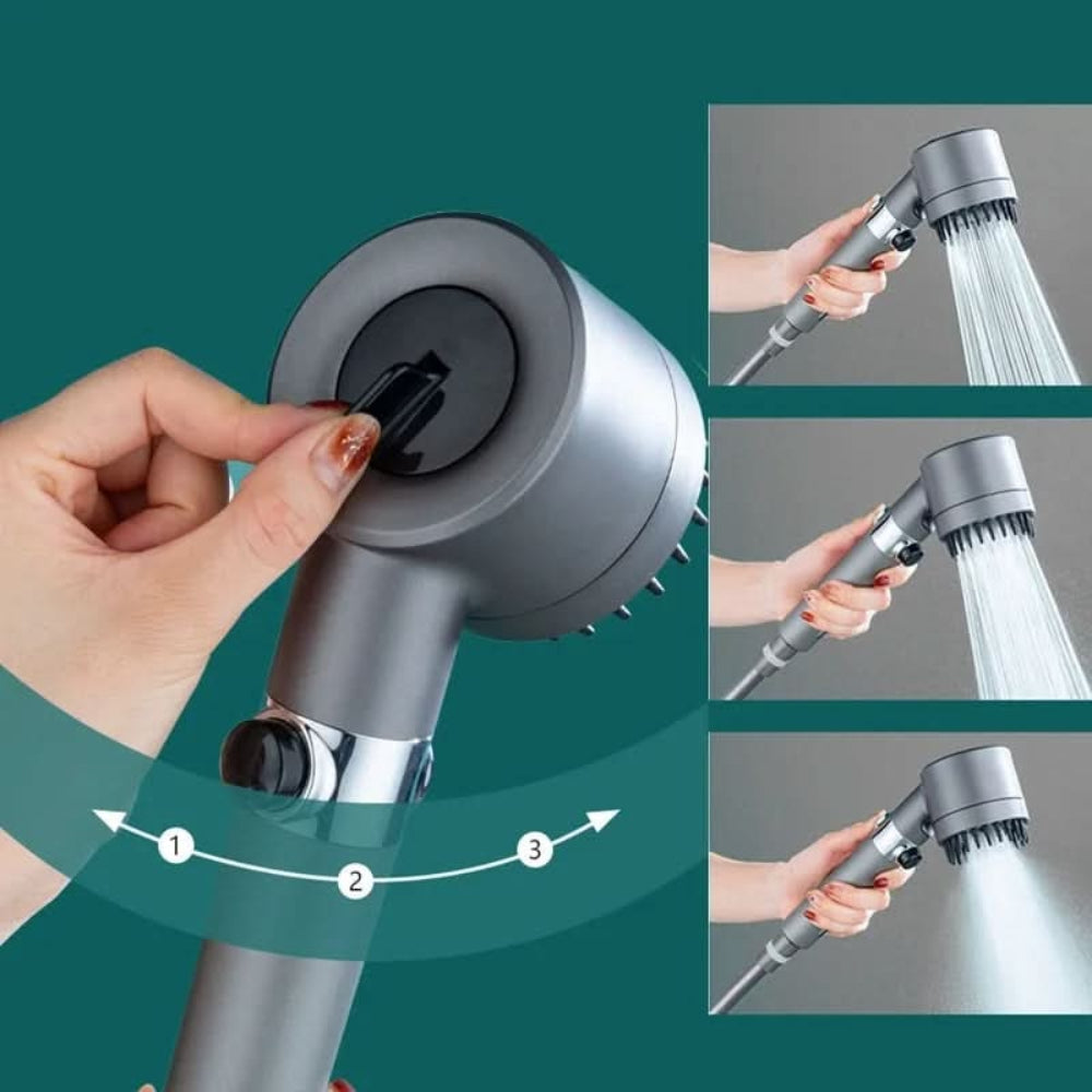Filtered Water Shower Head Adjustable Spray Settings - Image 3