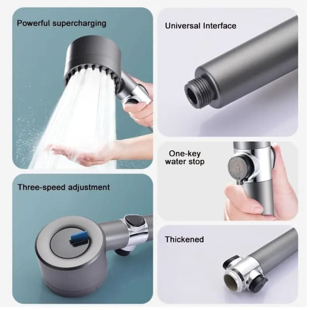 Filtered Water Shower Head Adjustable Spray Settings - Image 7