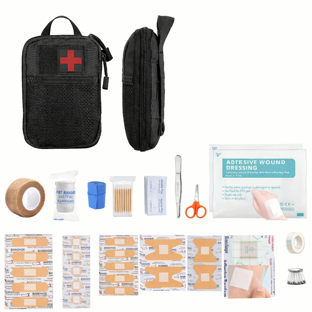 Kit Emergenza Primo Soccorso Portatile Sopravvivenza Outdoor