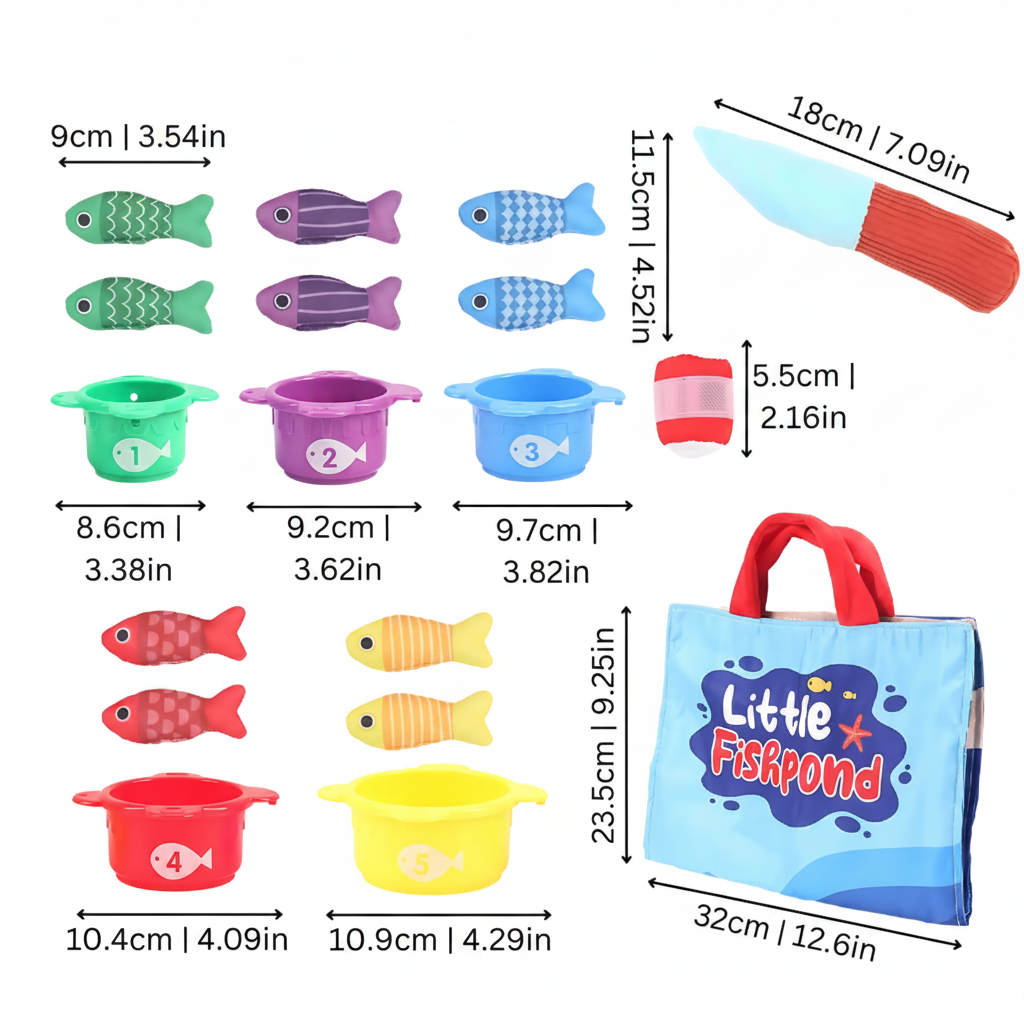 Fishing Toy Playset Interactive Fun Game - Image 2