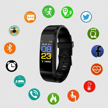 Fitness Tracker Smartwatch Wristband Activity - Image 7