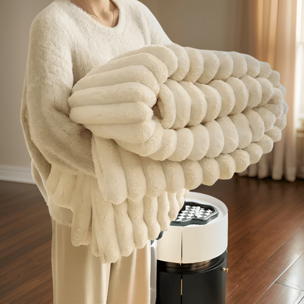 Fleece Throw Blanket Soft Cozy Plush Large Drape - Image 4