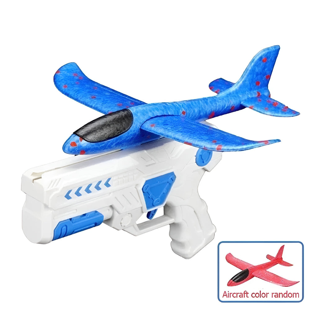 Juguete Lanzador de Aviones para Niños Planeador de Espuma al Aire Libre Catapulta