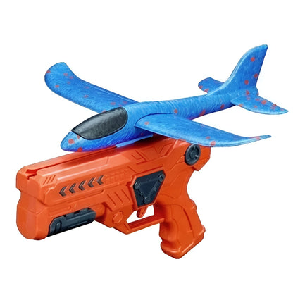 Juguete Lanzador de Aviones para Niños Planeador de Espuma al Aire Libre Catapulta