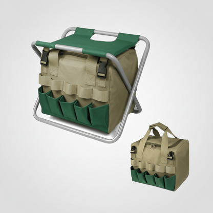 Garden Tool Set Seat Folding Stool Portable - Image 5
