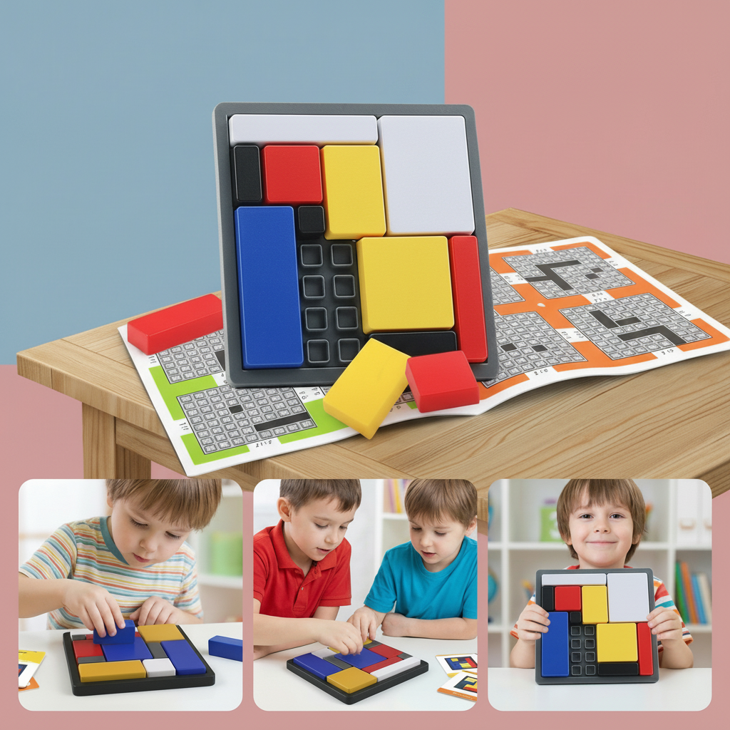 Holz Puzzle Spielzeug Kinder Formen Sortieren Lernen