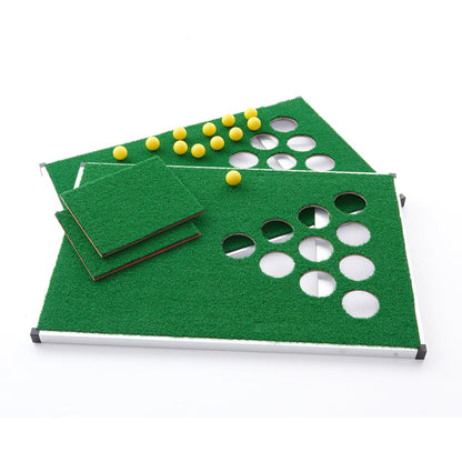 Golf Cornhole Pong Backyard Game Folding Portable Set - Image 4