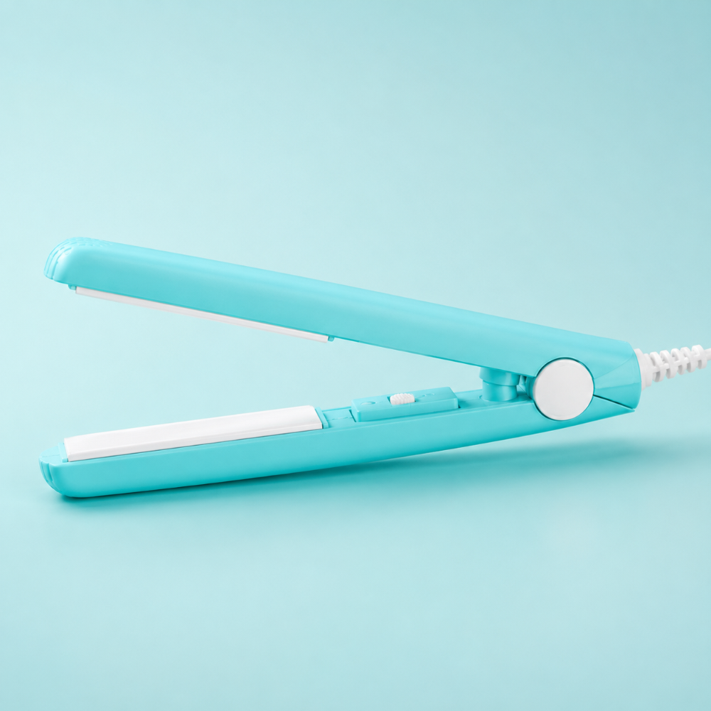 Ferro Arricciacapelli con Interruttore, Riscaldamento Portatile, Design Mini