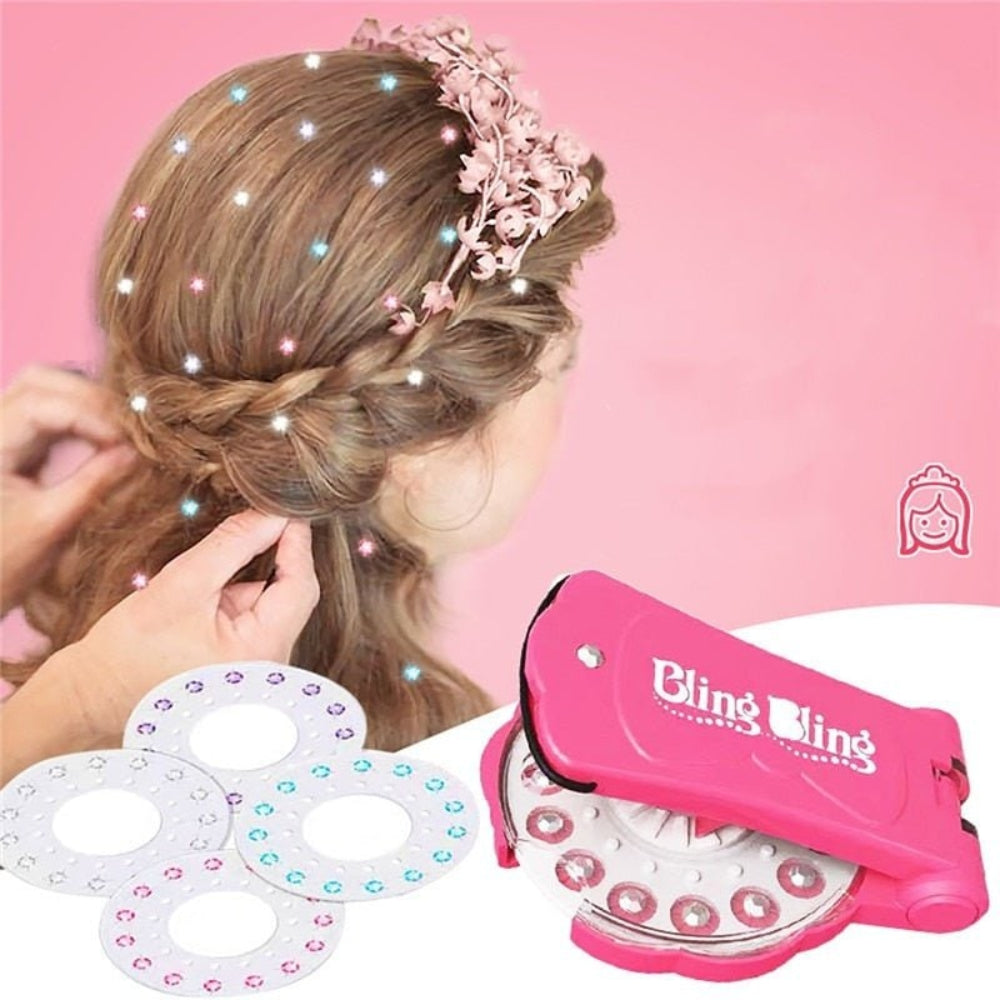 Hair Sparkle Stapler Shiny Accessories Fun Styling - Image 1