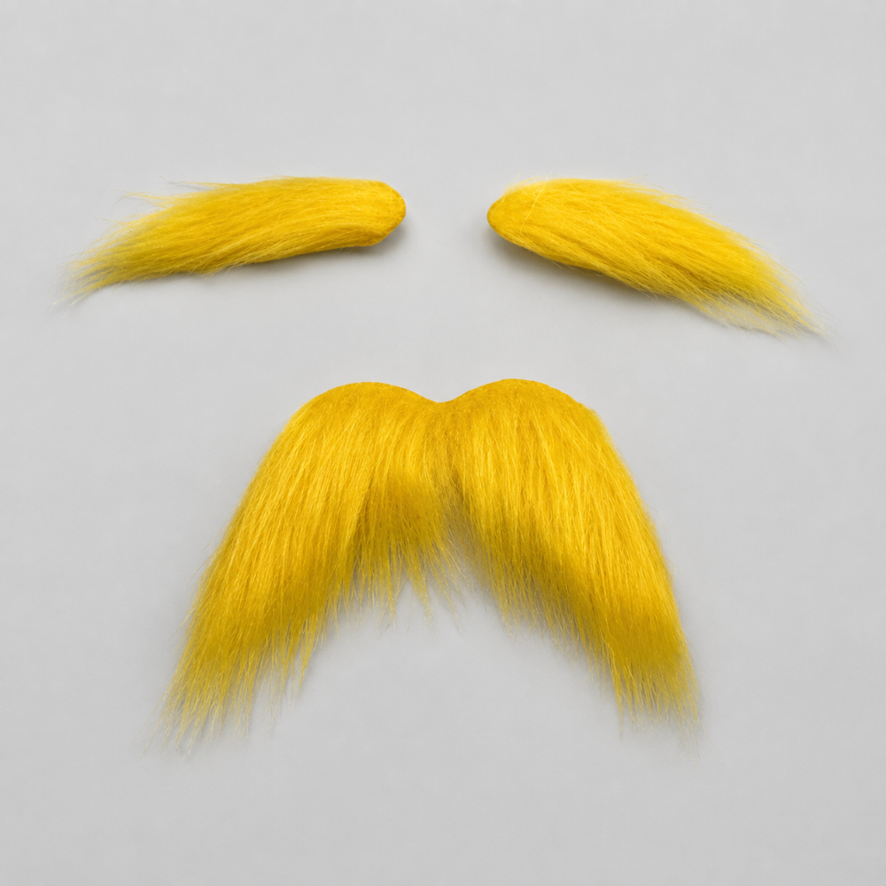 Accesorios de Halloween Set de Bigote Adhesivo y Cejas para Disfraz