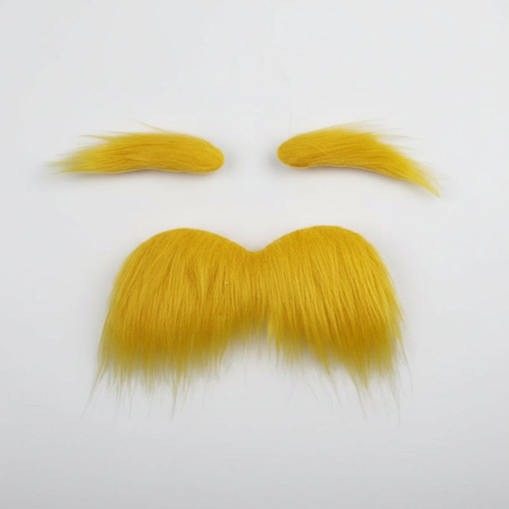 Halloween Accessories Adhesive Mustache Eyebrows Set Costume - Image 7