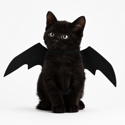 Accesorios de Halloween Disfraz de Alas de Murciélago para Mascotas