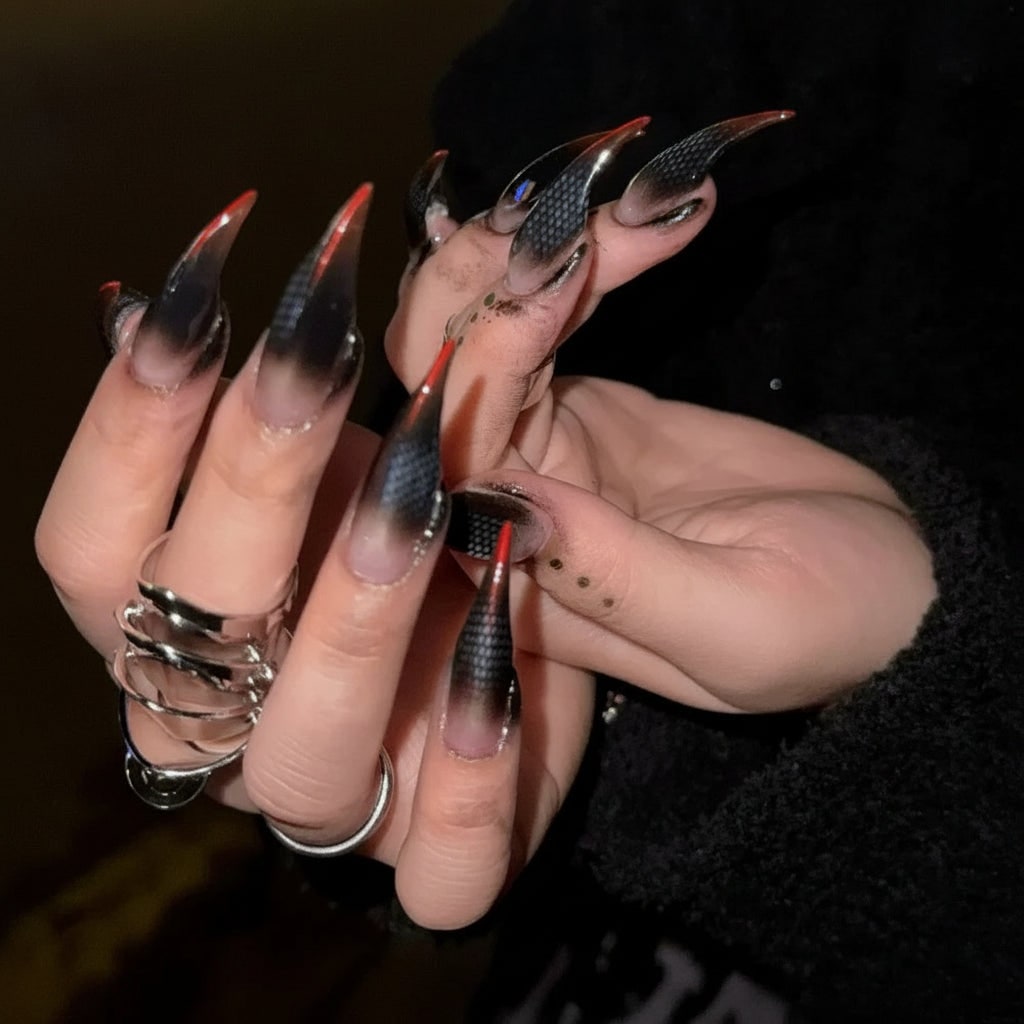 Halloween Accessories Halloween Nails Reusable Press-On Nails - Image 5