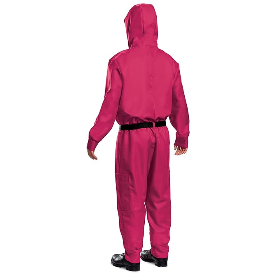 Halloween Costume Jumpsuit Hooded Mask Cosplay Outfit - Image 6