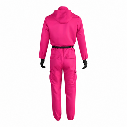 Halloween Costume Jumpsuit Hooded Mask Cosplay Outfit - Image 7