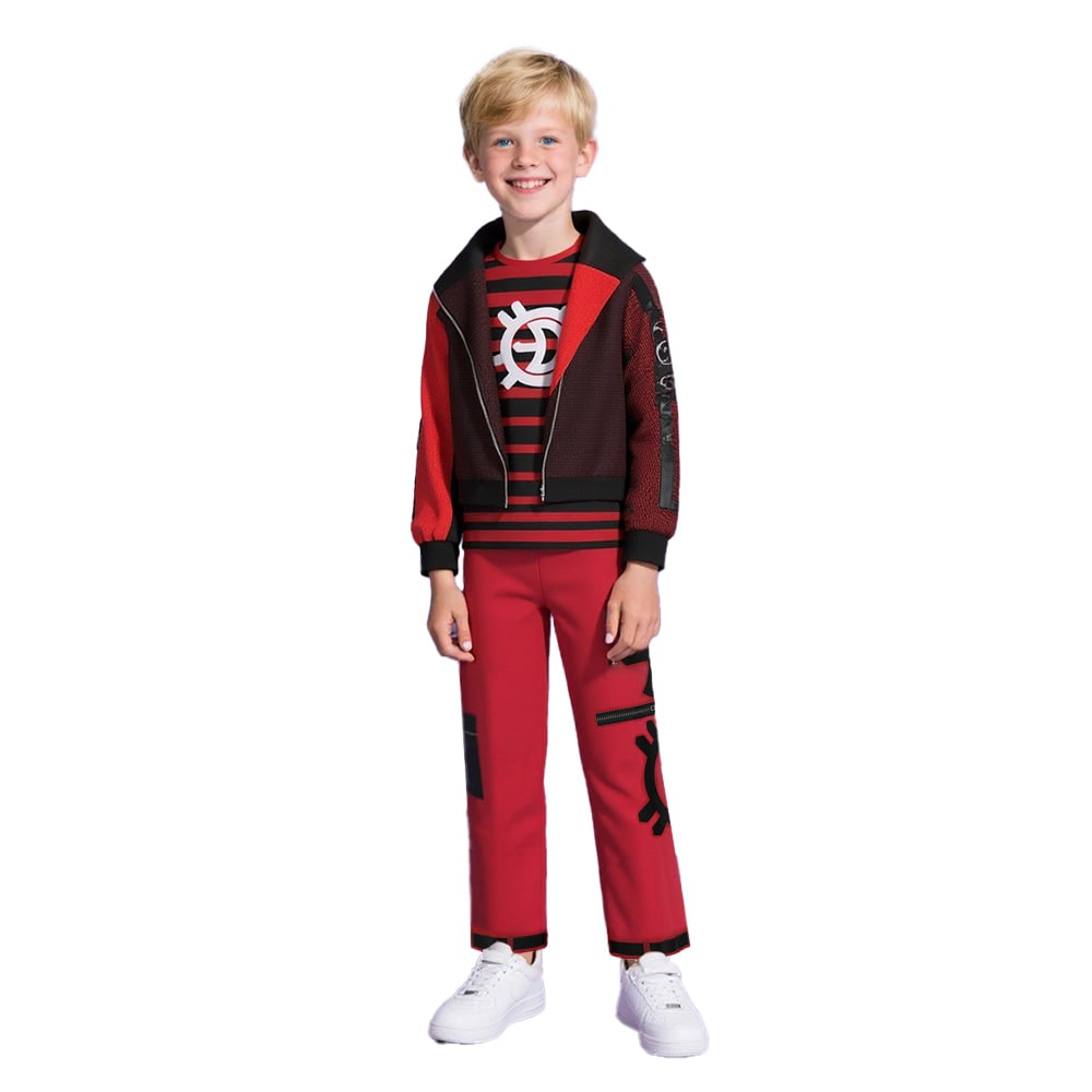 Halloween Costume Vampire Outfit Cosplay Set Spandex Material - Image 2