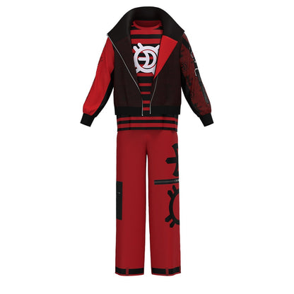Halloween Costume Vampire Outfit Cosplay Set Spandex Material - Image 3