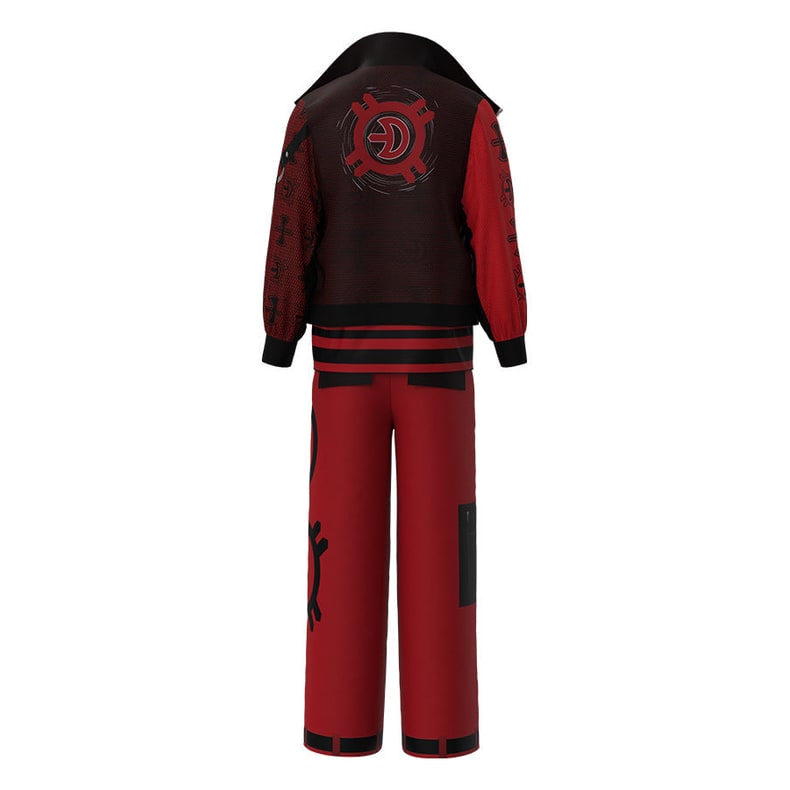Halloween Costume Vampire Outfit Cosplay Set Spandex Material - Image 6