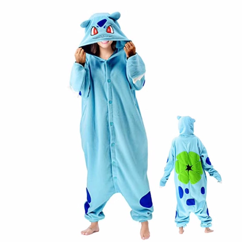 Halloween Costume Women's pocket monsters Onesie Adults Kids Sleepwear - Image 15