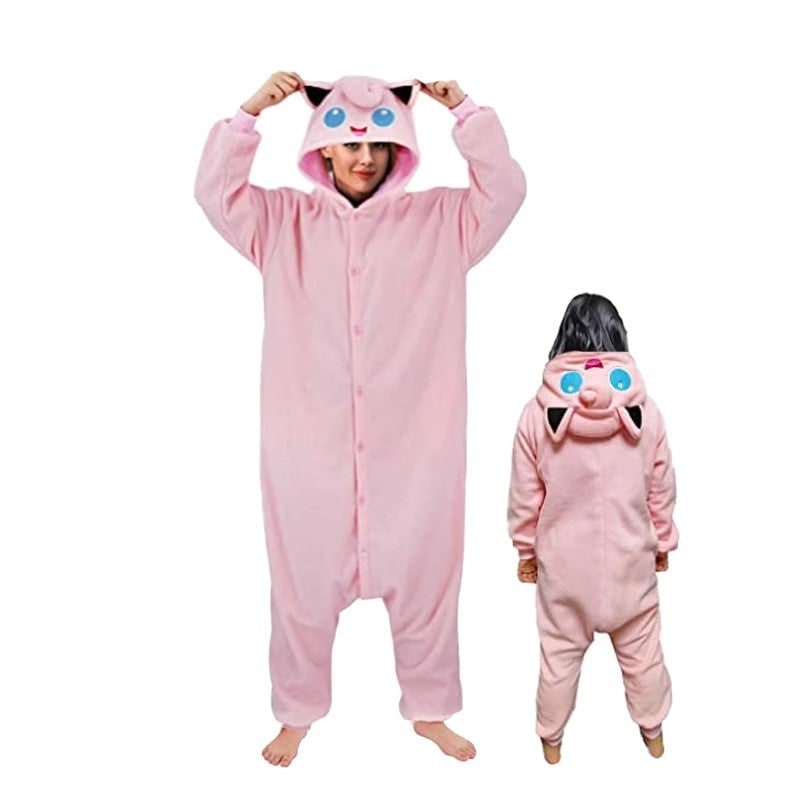 Halloween Costume Women's pocket monsters Onesie Adults Kids Sleepwear - Image 17