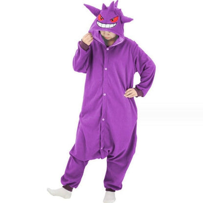 Halloween Costume Women's pocket monsters Onesie Adults Kids Sleepwear - Image 2
