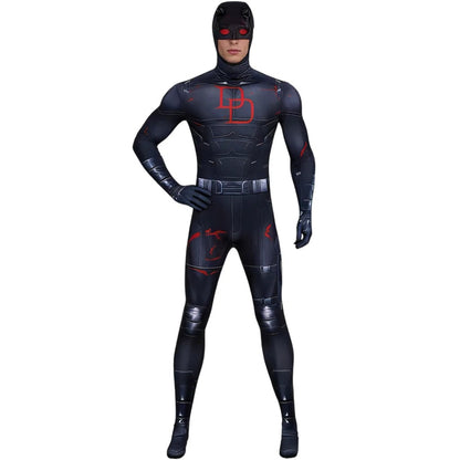Halloween Costumes Adult Dark Superhero Bodysuit - Image 4