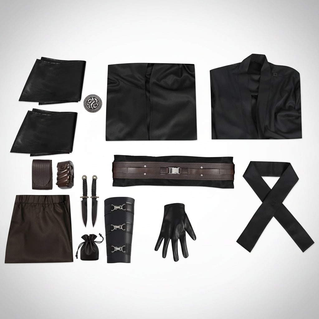 Halloween Costumes Adult Dark Warrior Costume Set - Image 5