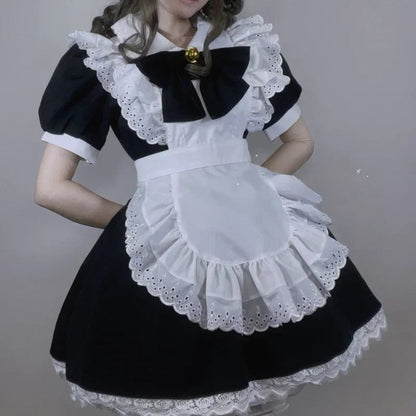Halloween Costumes Adult Gothic Maid Dress Set - Image 1