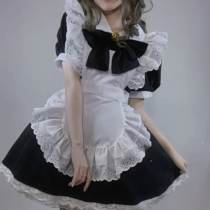 Halloween Costumes Adult Gothic Maid Dress Set - Image 2