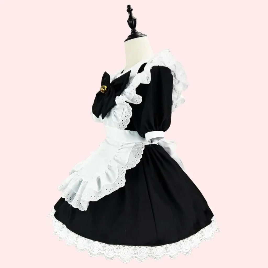 Halloween Costumes Adult Gothic Maid Dress Set - Image 3