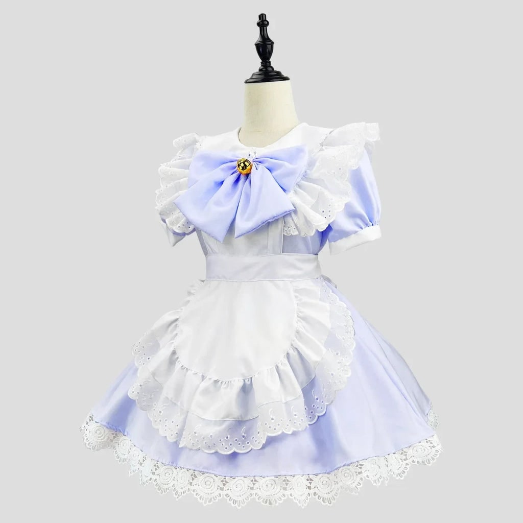 Halloween Costumes Adult Gothic Maid Dress Set - Image 4