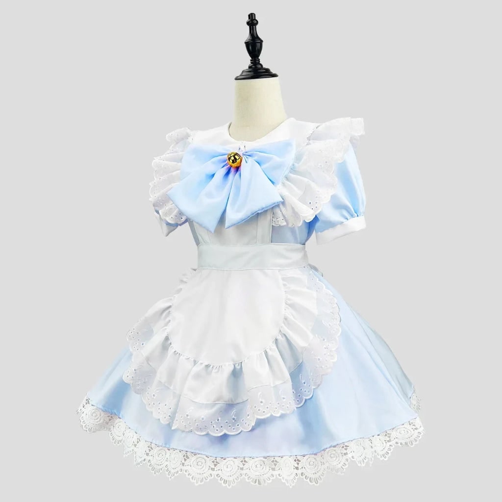 Halloween Costumes Adult Gothic Maid Dress Set - Image 7
