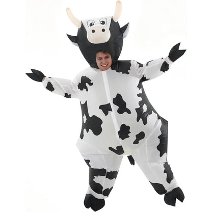 Halloween Costumes Adult Inflatable Funny Cow Outfit - Image 2