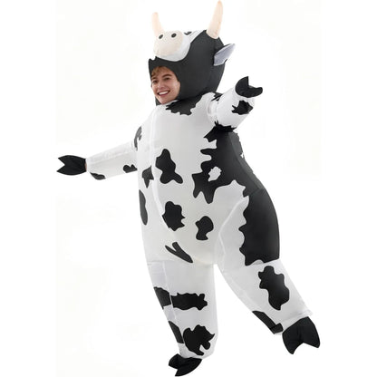 Halloween Costumes Adult Inflatable Funny Cow Outfit - Image 4