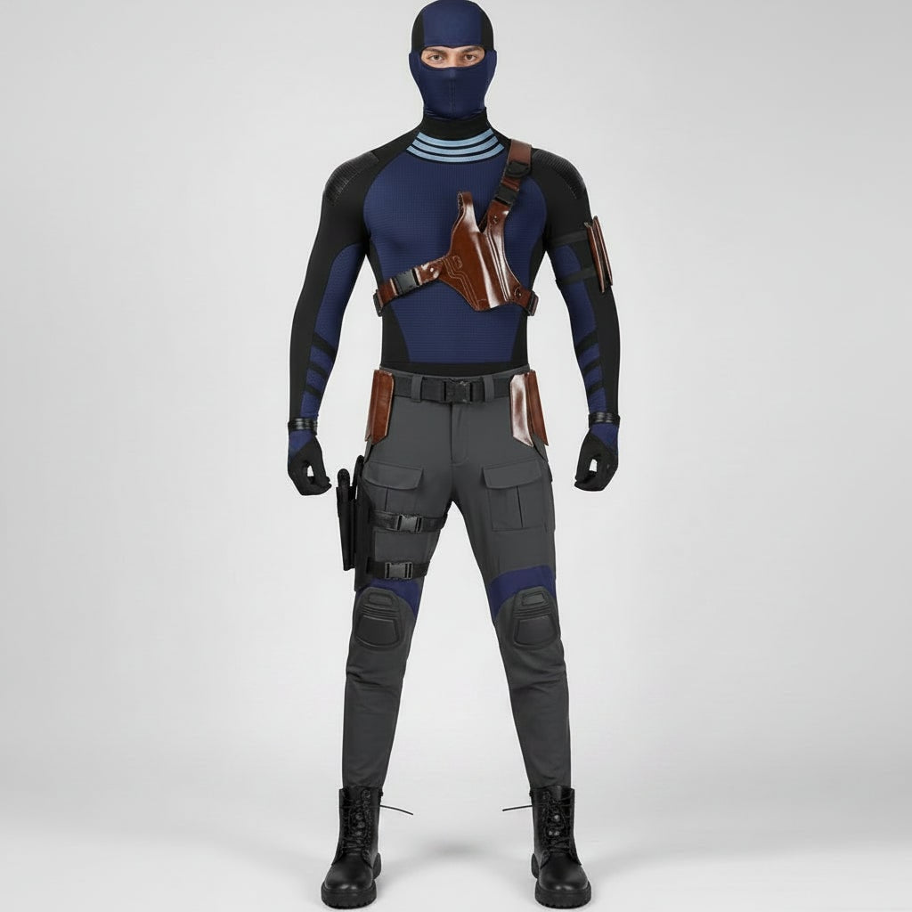 Halloween-Kostüme Erwachsener Taktischer Held Bodysuit-Set