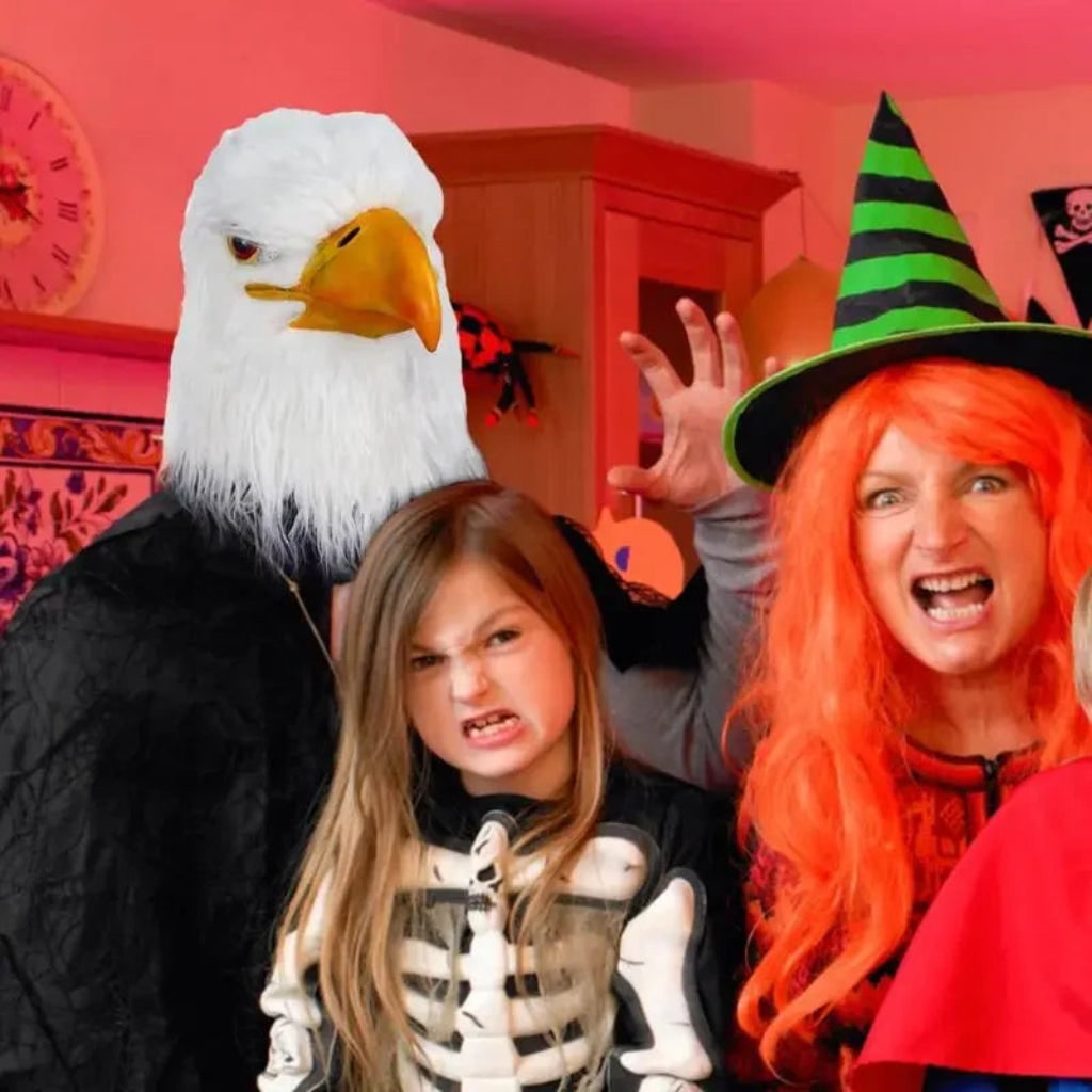 Halloween Costumes Animal Mask Eagle Head Design - Image 2