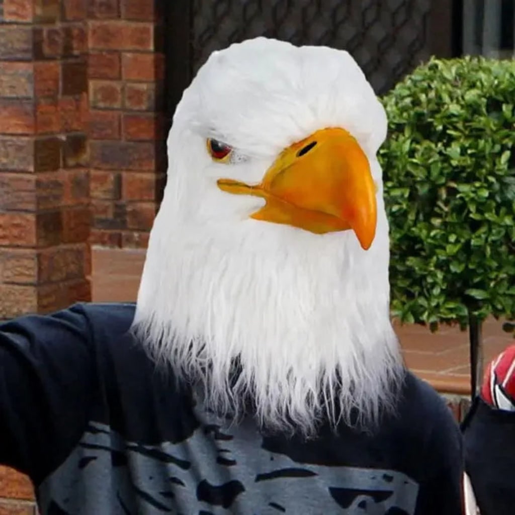 Halloween Costumes Animal Mask Eagle Head Design - Image 3