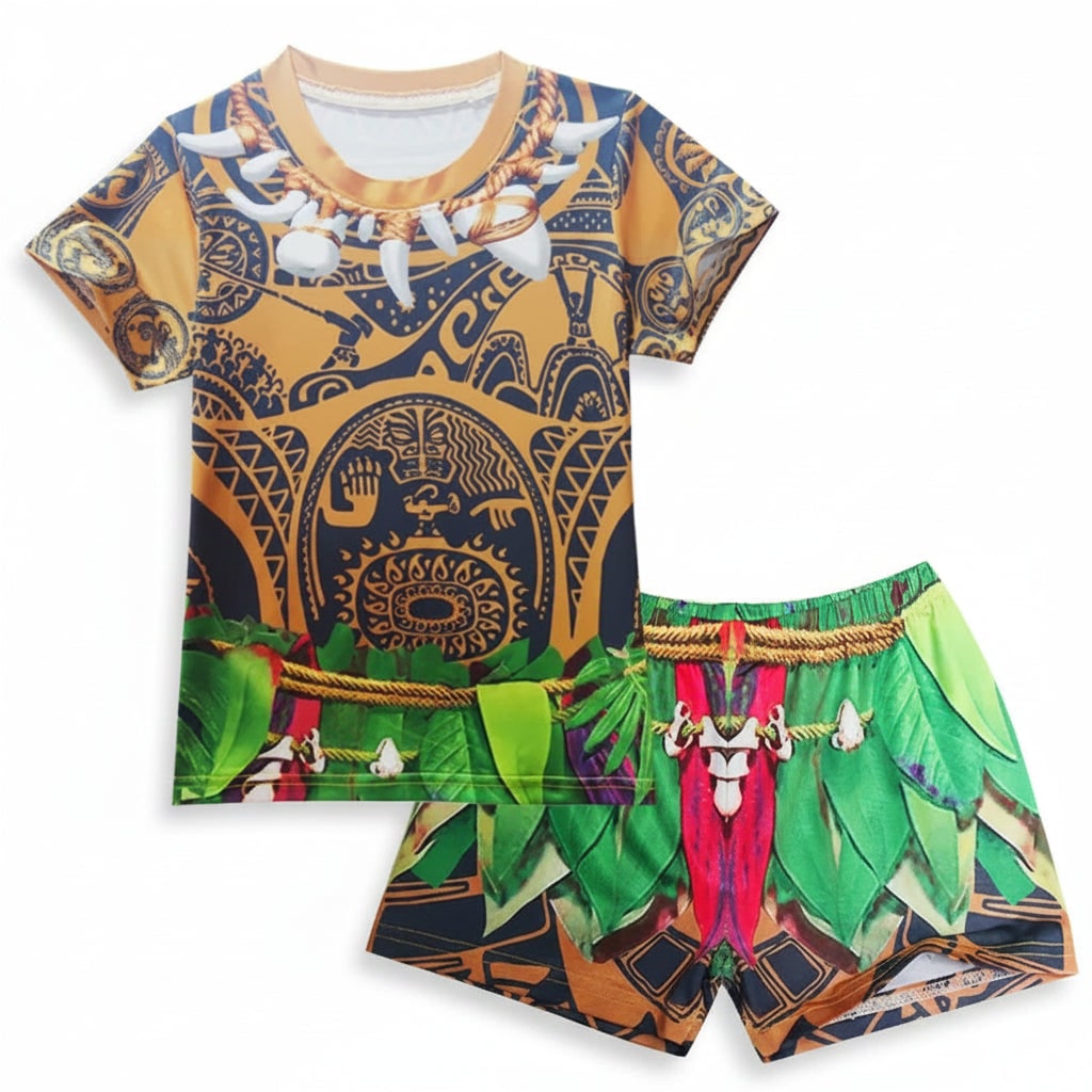 Halloween Costumes Children's Costume Island Warrior Theme - Image 5