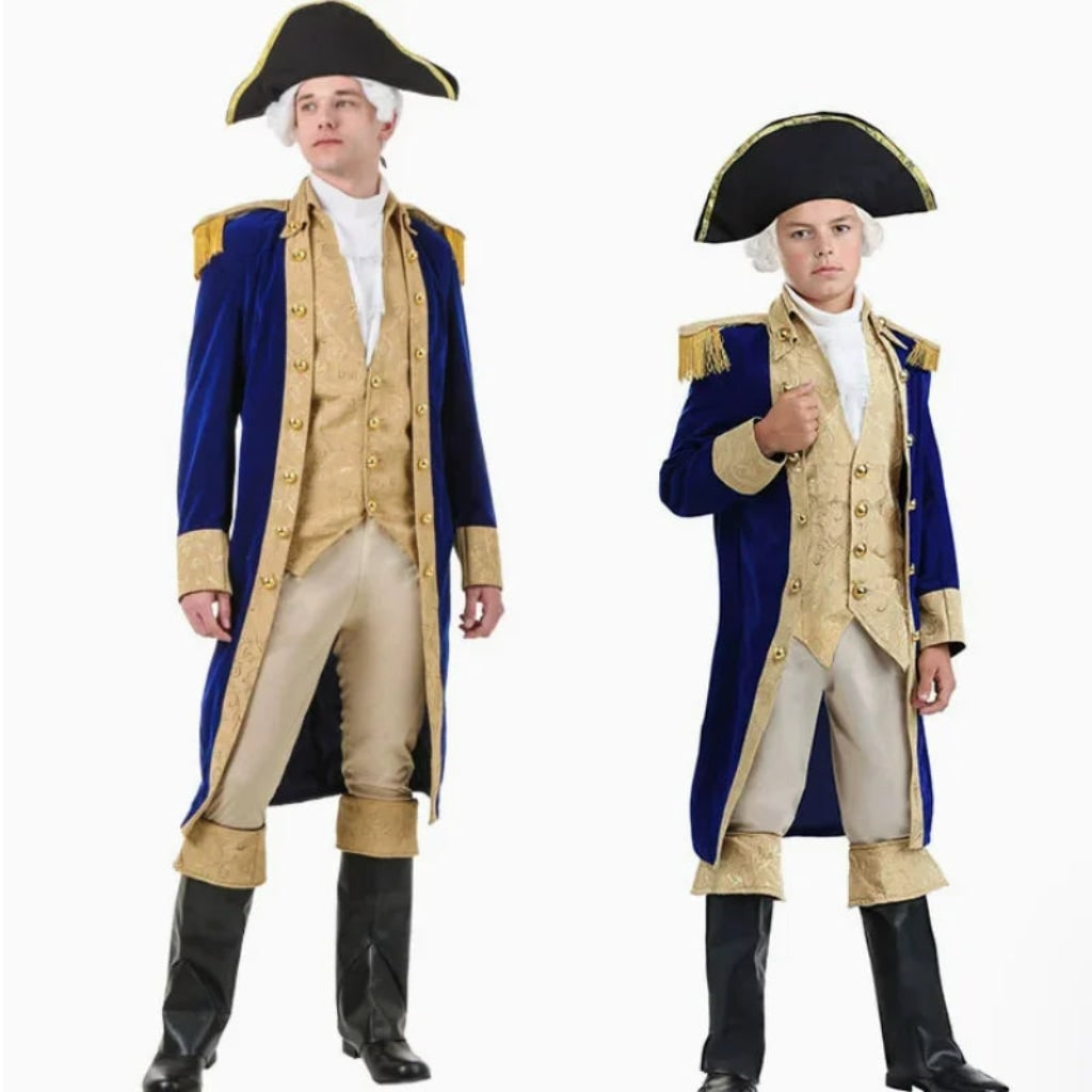 Halloween Costumes Colonial Uniform Set Adults - Image 4